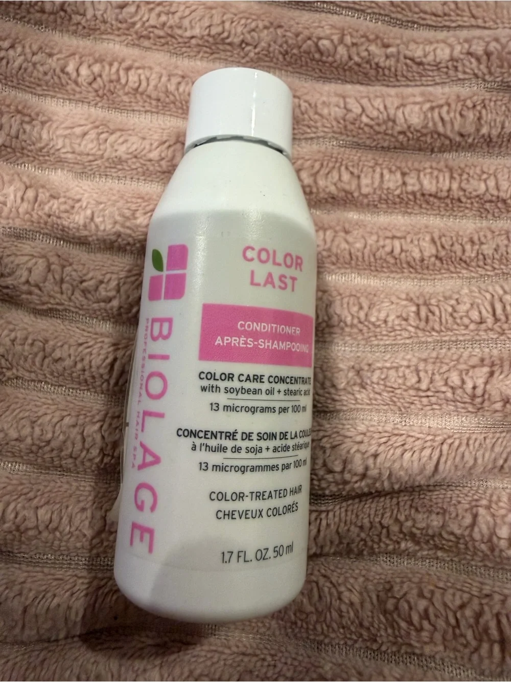 Biolage Color Last Travel - White & Pink Bottle